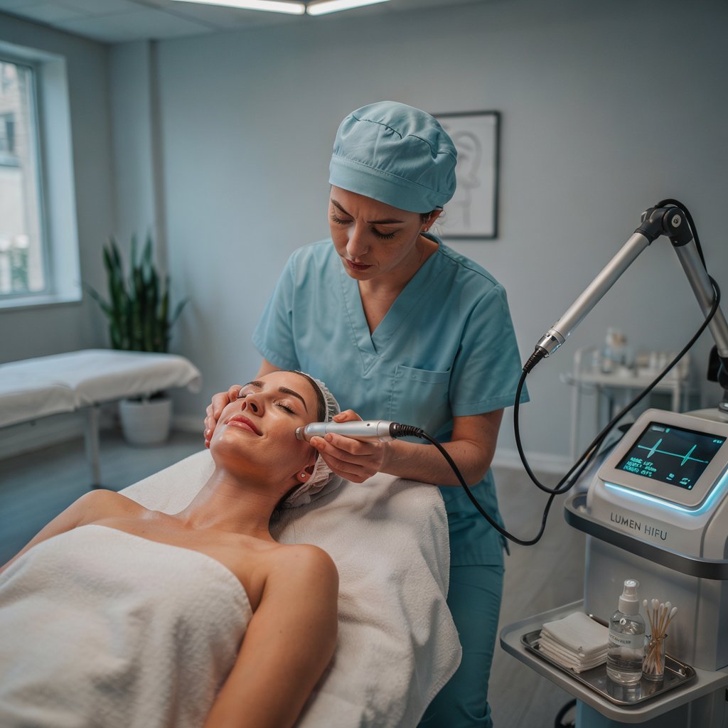 HIFU treatment Vadodara - non-surgical skin tightening at Glow Skin Cosmetic & Laser Center