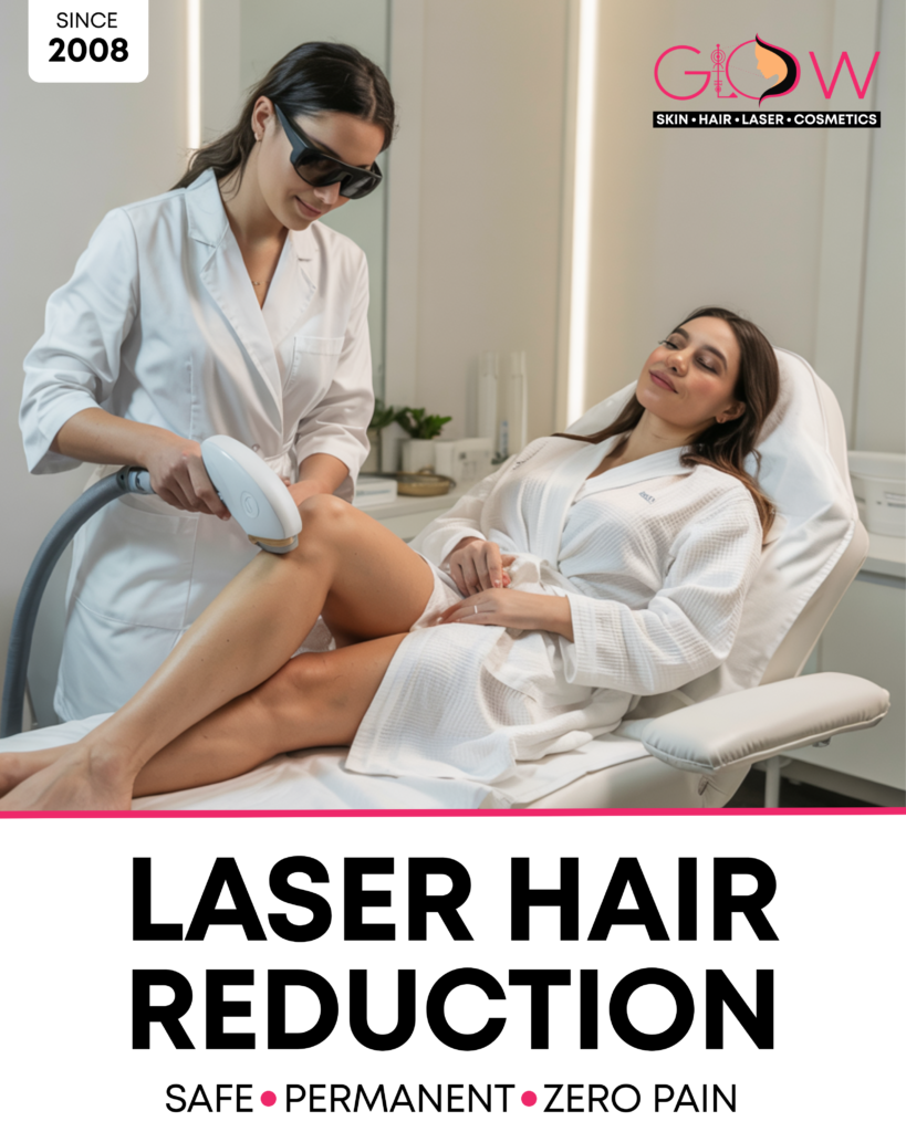 Laser Hair Removal Cost Vadodara at Glow Skin Clinic