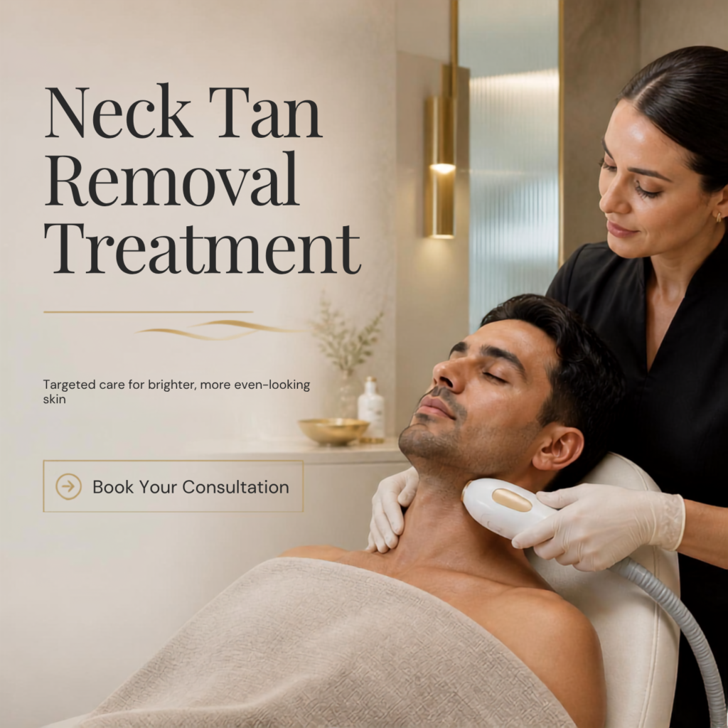 Neck Tan Removal Vadodara at Glow Skin Clinic